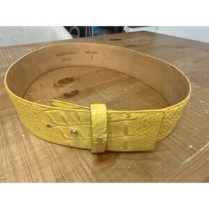 W. Kleinberg Ladies Embossed Croc Leather Belt Size Small